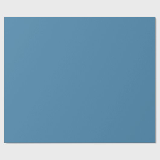 Staal Blauw Vaste, blanco kleur Cadeaupapier (Vlak)