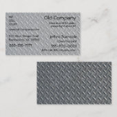 Staal Diamond-panel Visitekaartje (Voorkant / Achterkant)