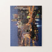 Staal en Indigosandwich Legpuzzel (Verticaal)