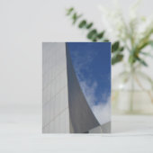 staal en lucht briefkaart (Staand voorkant)