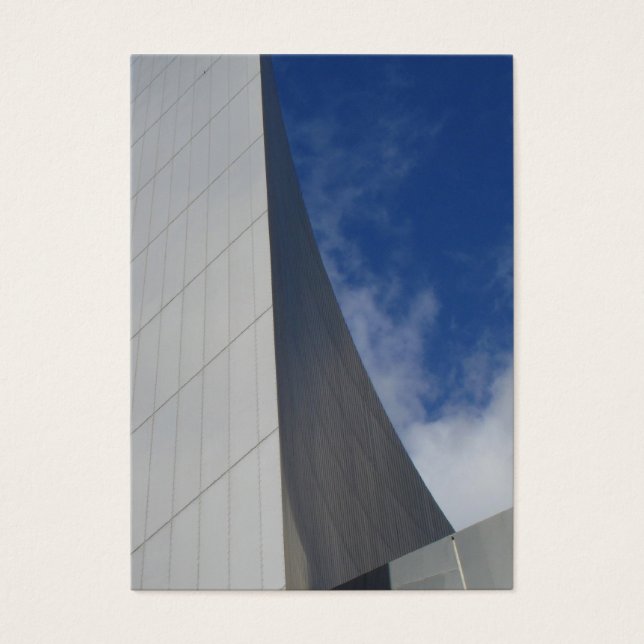staal en lucht visitekaartjes (Voorkant)