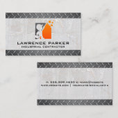 Staal en Steen | Timmerman Constructie Reparateur Visitekaartje (Voorkant / Achterkant)