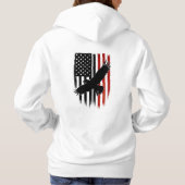 Staal en strepen hoodie (Achterkant)