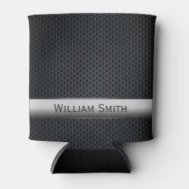 Staal gestreepte donkere metaal blikjeskoeler