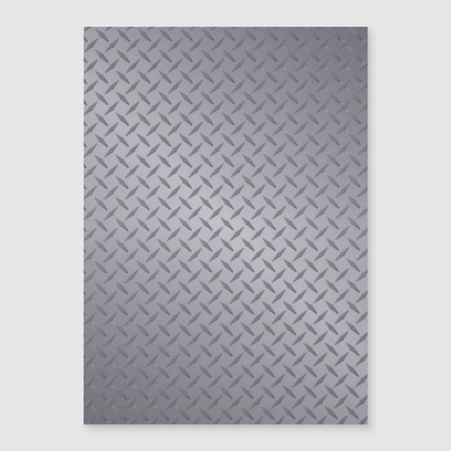 Staal Grijs Diamant Plaat (Voorkant)