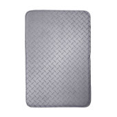 Staal Grijs Diamant Plaat Badmat (Voorkant Verticaal)