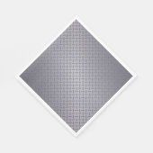 Staal Grijs Diamant Plaat Servetten (Hoek)