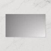 Staal Grijs Huis bouw Visitekaartje (Achterkant)