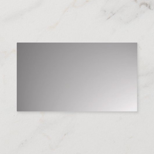 Staal Grijs Huis bouw Visitekaartje (Achterkant)