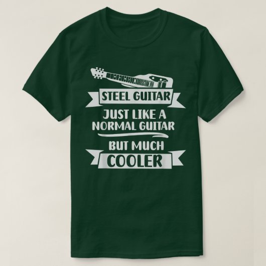Staal Guitar Net als een normale gitaar, maar veel T-shirt (Design voorkant)