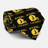 Staal het beste stropdas (Opgerold)