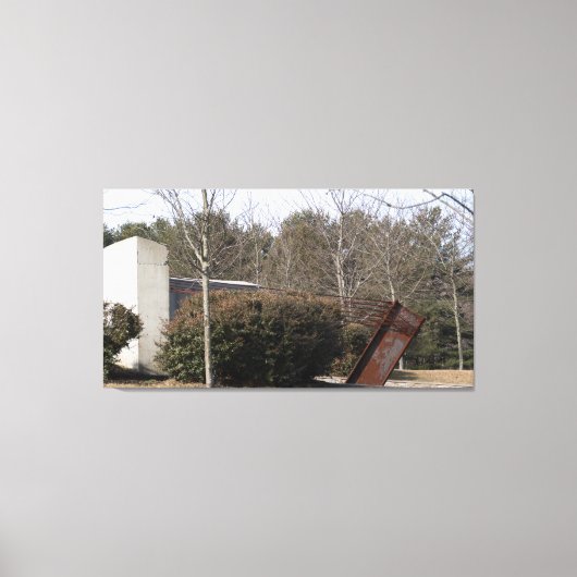 Staal I-Beam uit 911 Canvas Afdruk (Voorkant)