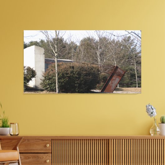 Staal I-Beam uit 911 Canvas Afdruk (Insitu (Woonkamer))