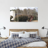 Staal I-Beam uit 911 Canvas Afdruk (Insitu (Slaapkamer))