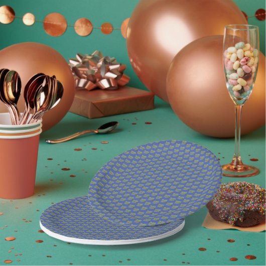 Staal in Abstract Papieren Bordje (Multi)