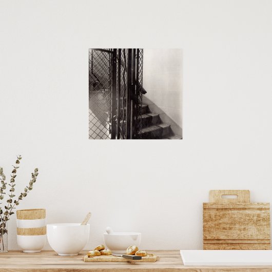 Staal in het gebouw poster (Keuken)