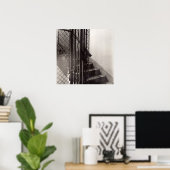 Staal in het gebouw poster (Thuiskantoor)