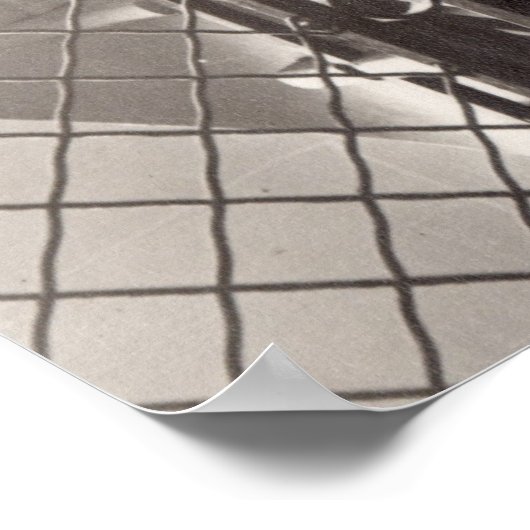 Staal in het gebouw poster (Hoek)