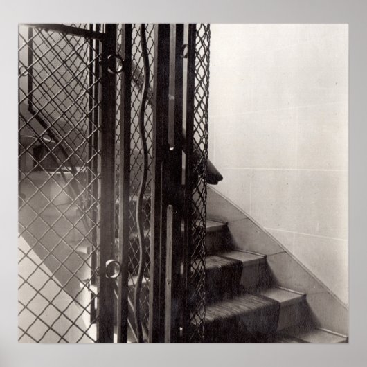 Staal in het gebouw poster (Voorkant)