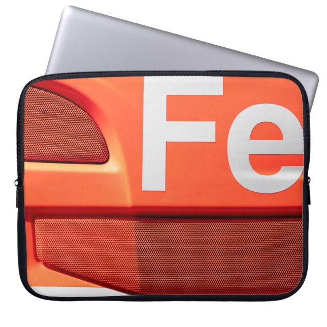 Staal Laptop Sleeve (Voorkant)