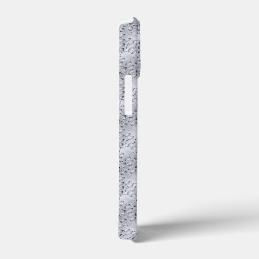 Staal met waterdruppelpatroon Case-Mate iPhone case (Achterkant / Rechts)