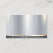 Staal | Metaal | Boor Logo Visitekaartje (Achterkant)