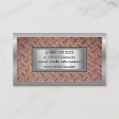 Staal | Metaalgrens Visitekaartje (Achterkant)