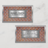 Staal | Metaalgrens Visitekaartje (Voorkant / Achterkant)