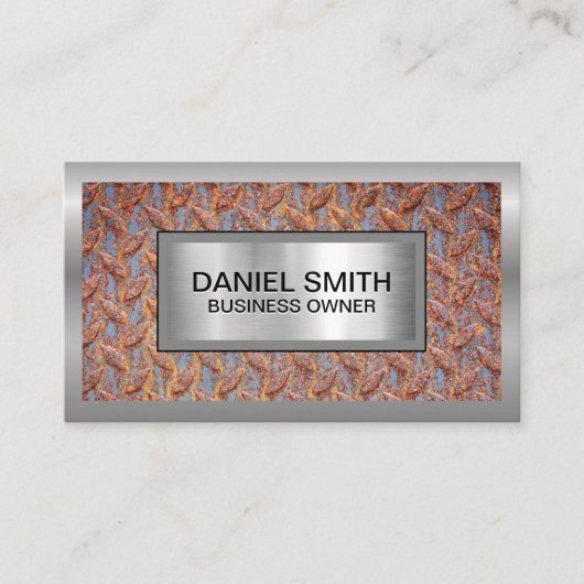 Staal | Metaalgrens Visitekaartje (Voorkant)