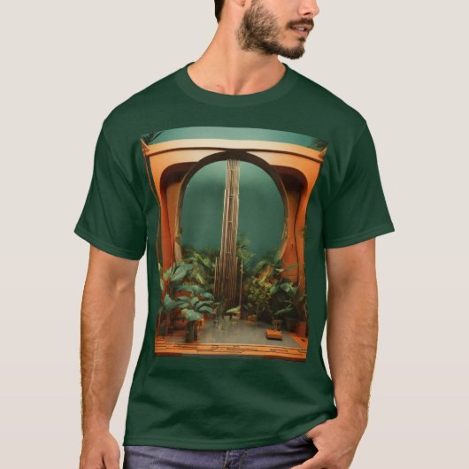 Staal Oerwoud: Abstracte Realiteiten T-shirt (Voorkant)