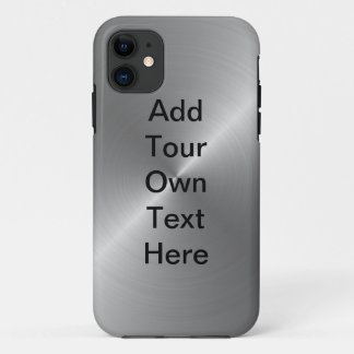 Staal personaliseren iPhone 11 hoesje