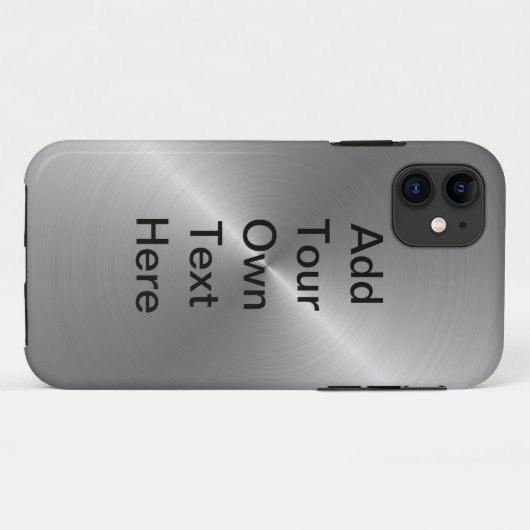 Staal personaliseren Case-Mate iPhone case (Achterkant (horizontaal))