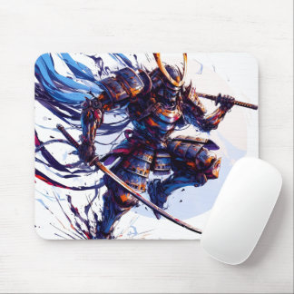 Staal Serenity: De Samurai Sentinel Mousepad Muismat