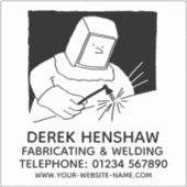 Staal, vervaardiging en bekleding sticker (Voorkant)