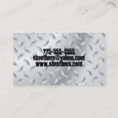 Staal Visitekaartje (Achterkant)