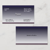 Staal Visitekaartje (Voorkant / Achterkant)