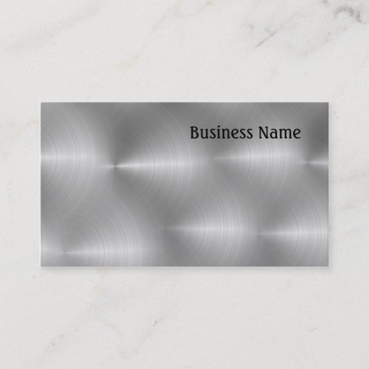 Staal Visitekaartje (Voorkant)