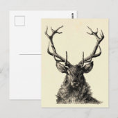 Staalafdrukken, meer afdrukken, , Scandinavisch Briefkaart (Voorkant / Achterkant)