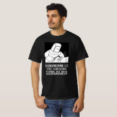 Staalbewerking of staalbewerker t-shirt (Voorkant volledig)