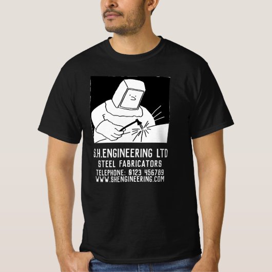 Staalbewerking of staalbewerker t-shirt (Voorkant)