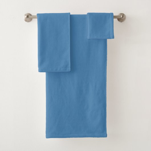 Staalblauw Grijs Effen Kleur Bad Handdoek (Insitu)