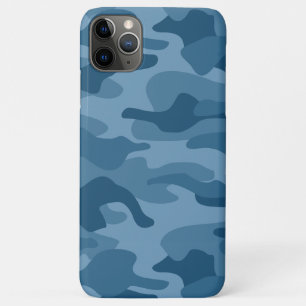Staalblauwe Monocolor Camo Case-Mate iPhone Case