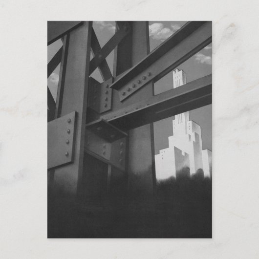  staalconstructie Skyscraper Architecture Briefkaart (Voorkant)