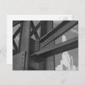  staalconstructie Skyscraper Architecture Briefkaart (Voorkant / Achterkant)