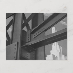  staalconstructie Skyscraper Architecture Briefkaart