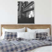 staalconstructie Skyscraper Architecture Canvas Afdruk (Insitu (Slaapkamer))