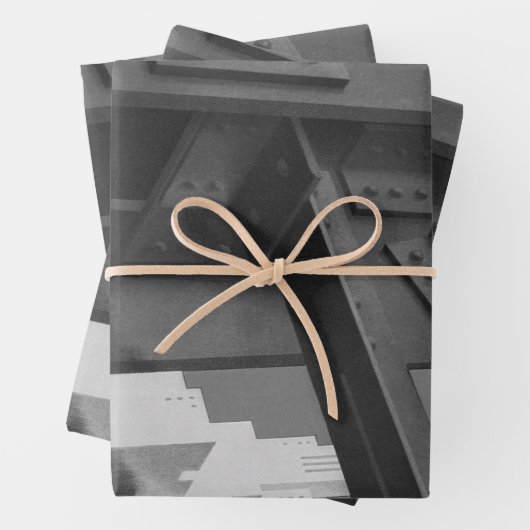 staalconstructie Skyscraper Architecture Inpakpapier Vel (In situ)