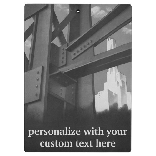 staalconstructie Skyscraper Architecture Klembord (Achterkant)