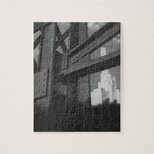 staalconstructie Skyscraper Architecture Legpuzzel (Verticaal)