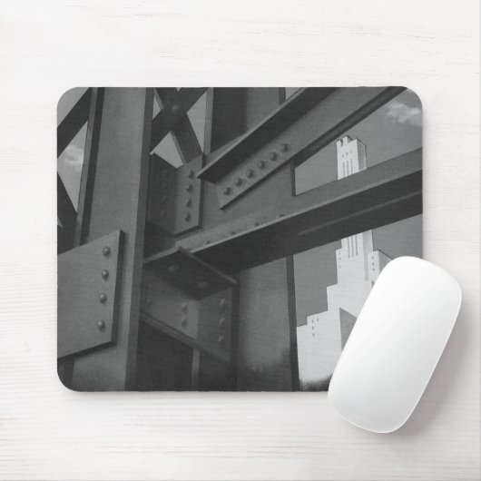 staalconstructie Skyscraper Architecture Muismat (Met muis)